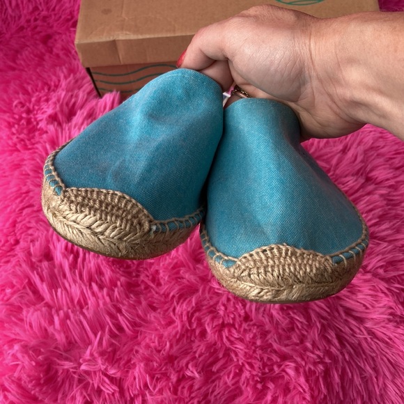 Soludos Dali Sea Blue espadrilles size 10 - Picture 8 of 10